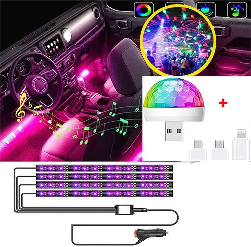 Galaxy Mini LED Car Roof Star Night Light Projector For Interior Ambient  Atmosphere, Christmas Star Lamp Light From Tikok, $11.44