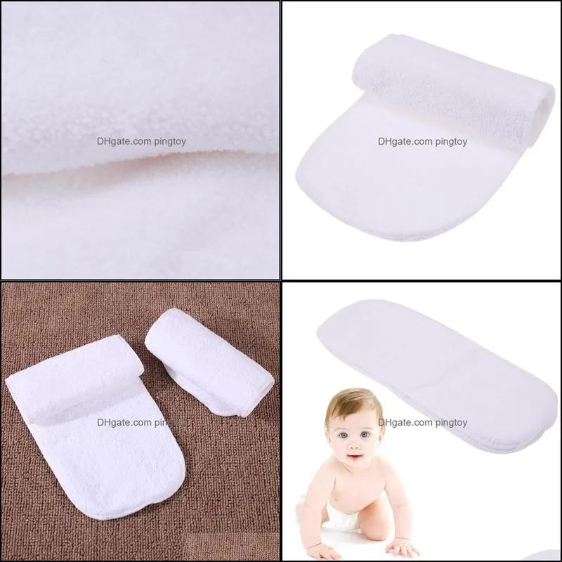 5pcs 31x14cm Reusable Washable Insert Baby Diaper Nano Bamboo Fiber Nappy Baby Nappy Breathable Diaper