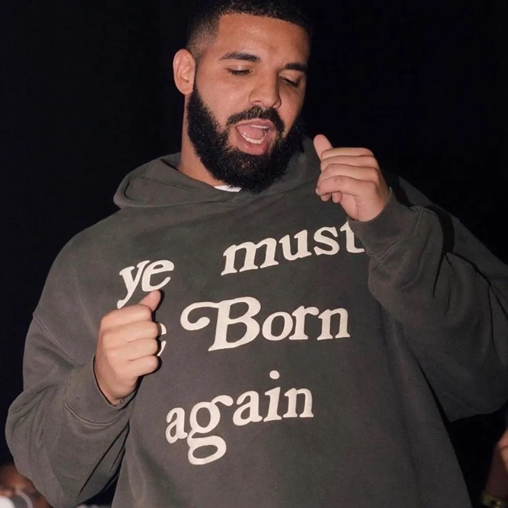 Ye Must Be Born Again Logo Print Hoodie 100 Cotton Pullover Sweatshirt For Men Women From Wholesaleprice08 Vendor 36.83 DHgate.Com