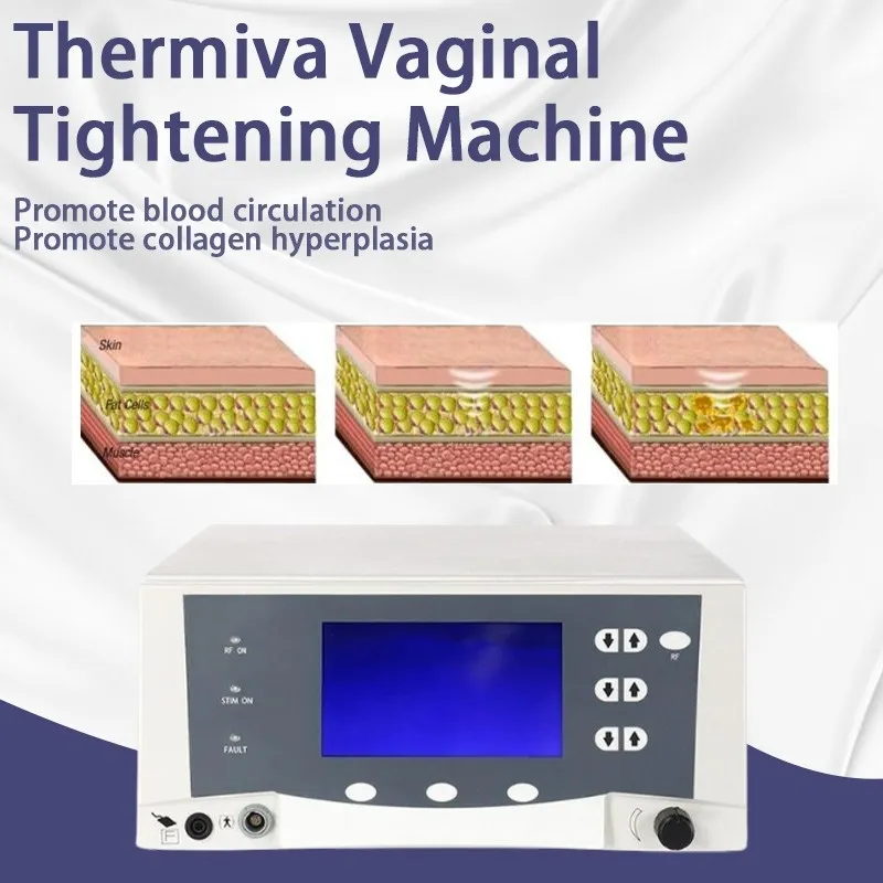 Hot Selling Thermiva Vaginal Private Care Drawning Föryngring Behandlingsmaskin med Thermi VA RF Generatorsystem