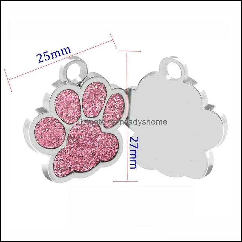 Anti-lost Puppy Dog ID Tag Personalized Dogs Cats Name Tags Collars Necklaces Engraved Pet Nameplate Accessories HWE7305