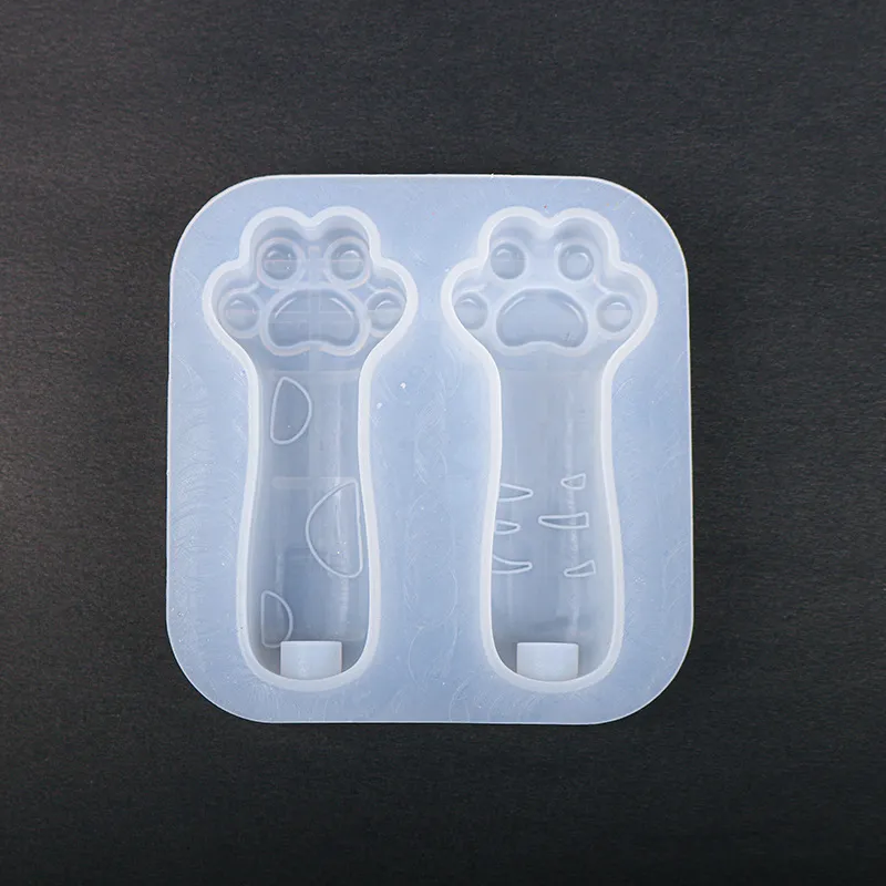 Moule En Silicone Forme De Patte Chat Mignon Résine
