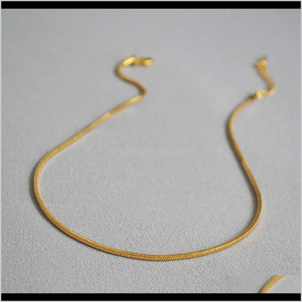 Pendant Necklaces & Jewelry Drop Delivery 2021 Pendants Blogger Savi Same Square Snake Bone Chain, The Beauty Of Soft Curve, Simple And Versa