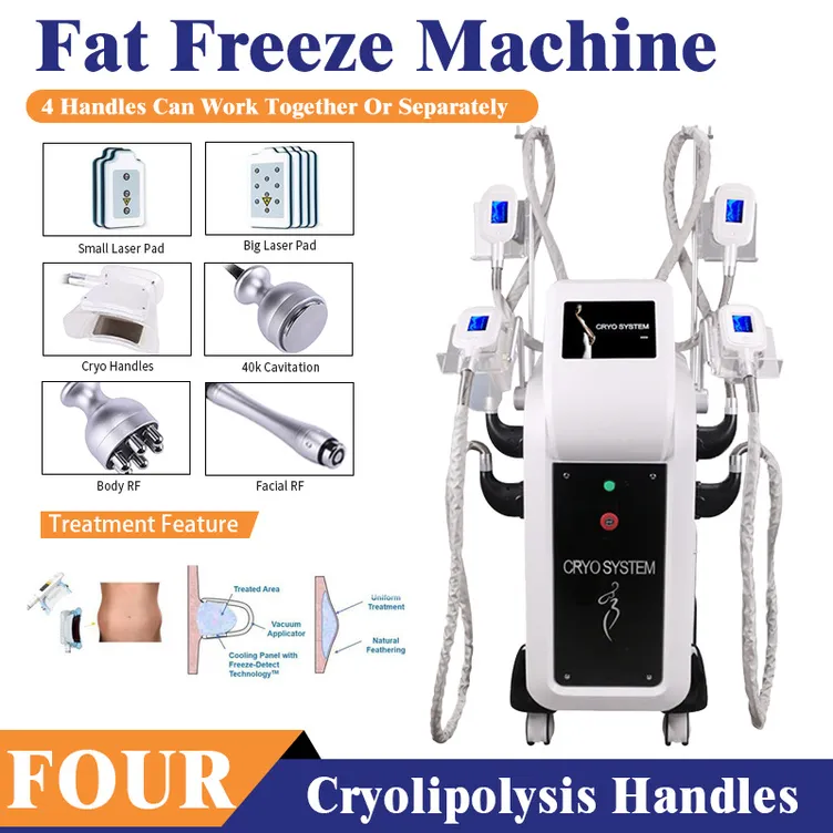 Taille buik Shaper Fat Freeze Device met 3 Fat Freezing Contouring Scuplt Slimming 2 handgrepen kunnen tegelijkertijd werken