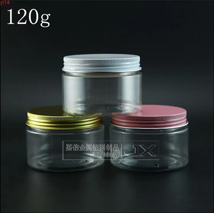 120g/ml Clear lucency Plastic Empty Bottles Jar Ceram Lotion Pomade Eye Gel Small Sample Packing Jargood qty