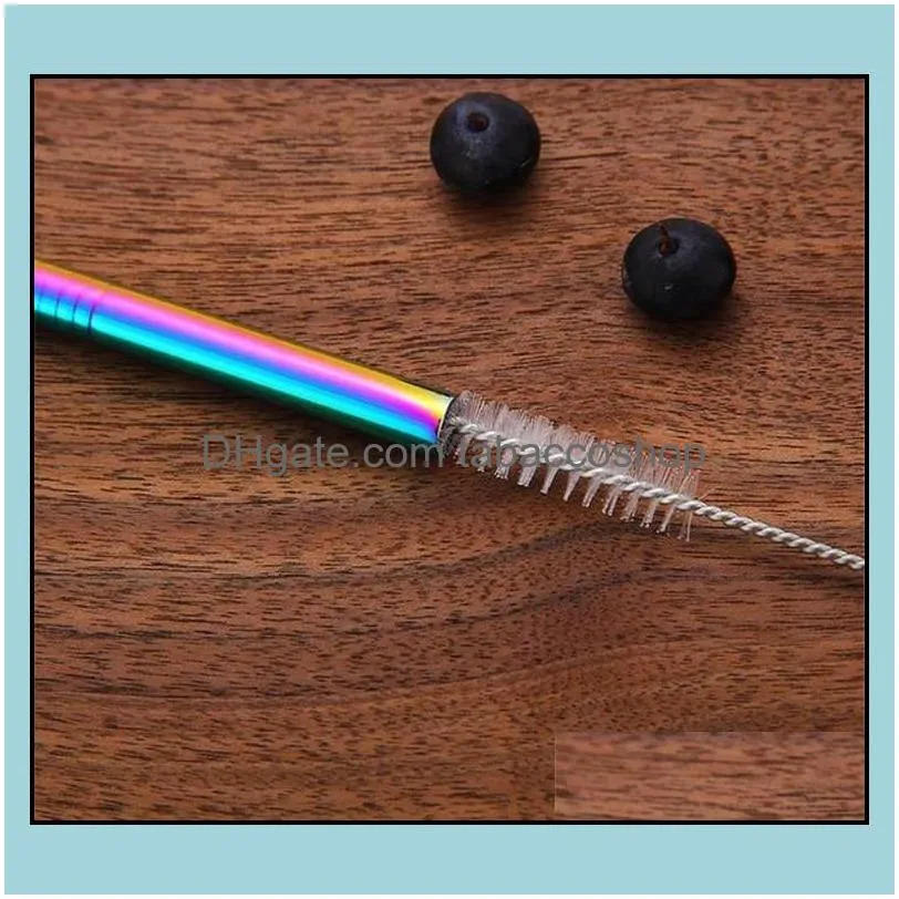 Reusable 8MM Stainless Steel Straw Drinking Food Grade SS304 Colorful Wholesale Bar Tools