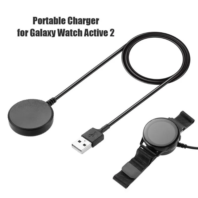 USB Cabo de carregamento para Samsung Galaxy Watch 3 Ativo 1 2 SM R820 R830 R500 Relógio Inteligente 40mm 44mm Pulseira Carregador Cabo Adaptador