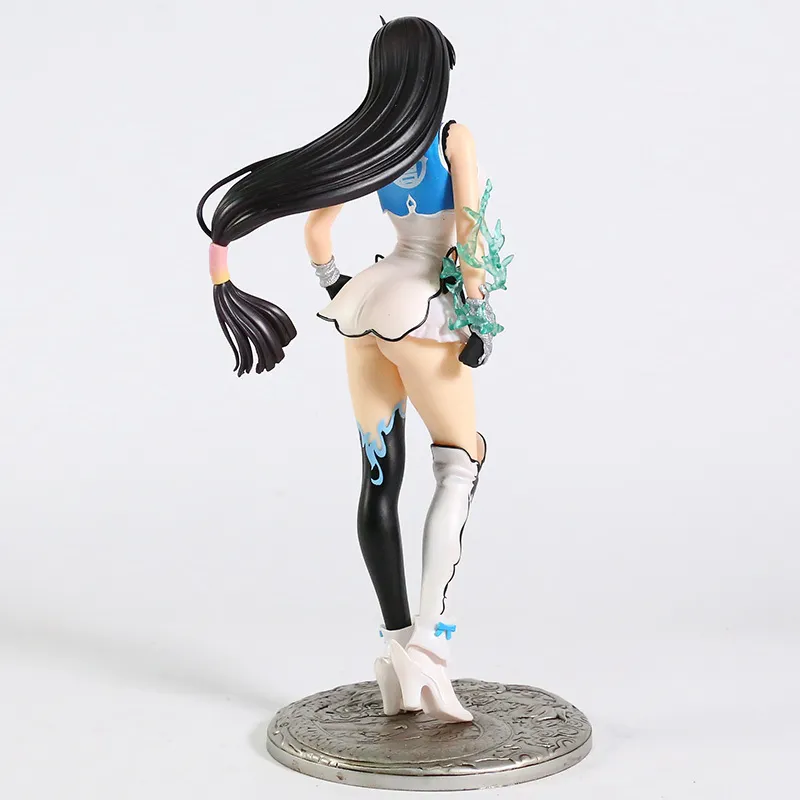 Blade Arcus Shining'den Arcus Wang Bailong PVC Şekil Koleksiyonu Model Oyuncak Kırmızı / Mavi X0522