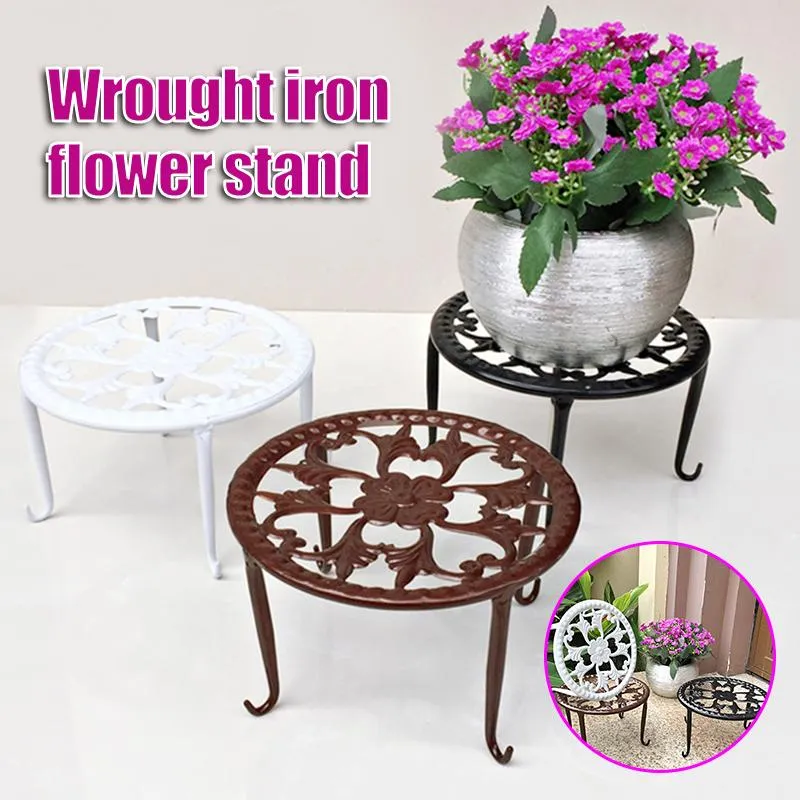 Planters Pots Metal Flower Stand High Quality Steel Sturdy Hållbar för vardagsrum Balkong inomhus Desk Canq889