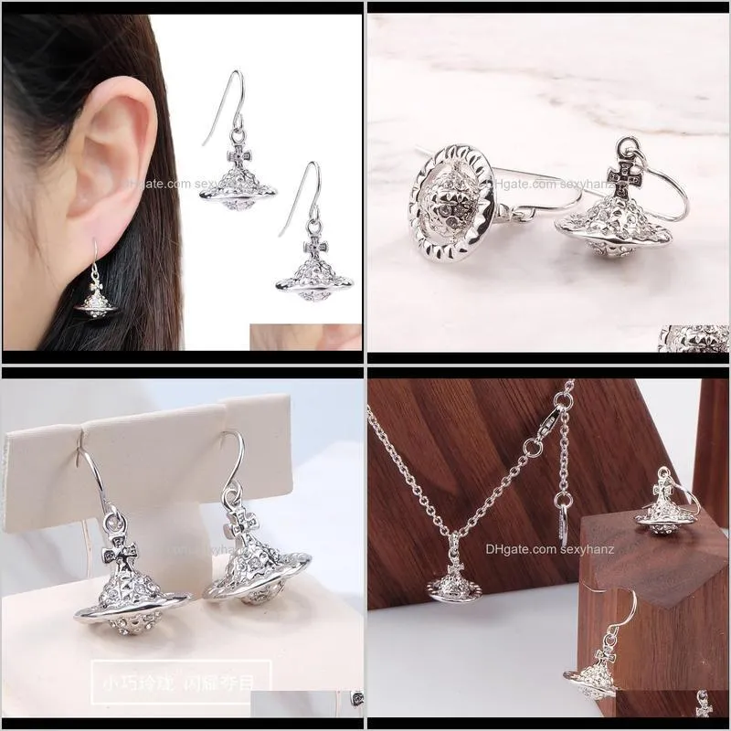 nanaspace - western silver silver inlay rivet full of drill stars stereo ear hook in punk new