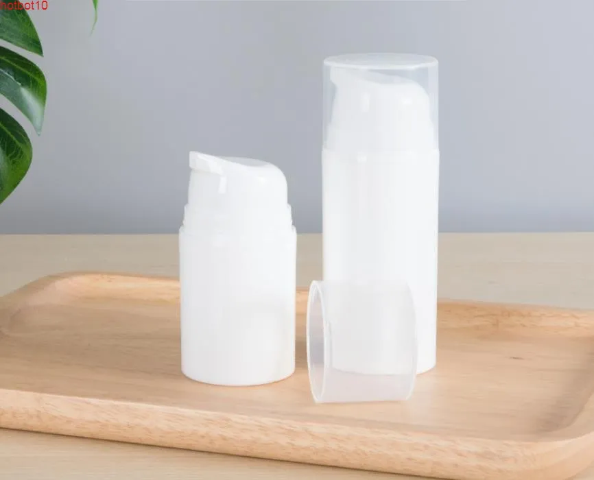Bouteille en plastique blanche sans air pour émulsion et Lotion, Pot cosmétique pour femmes, récipient de crème vide, SN1038, 50ml, 100ml