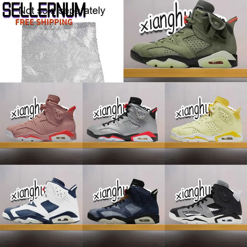 Mens 6 Jumpman 농구화 6s Carmine Hare 블랙 적외선 일렉트릭 그린 UNC Washed Denim Gatorade Oreo DMP 스니커즈 스포츠 트레이너