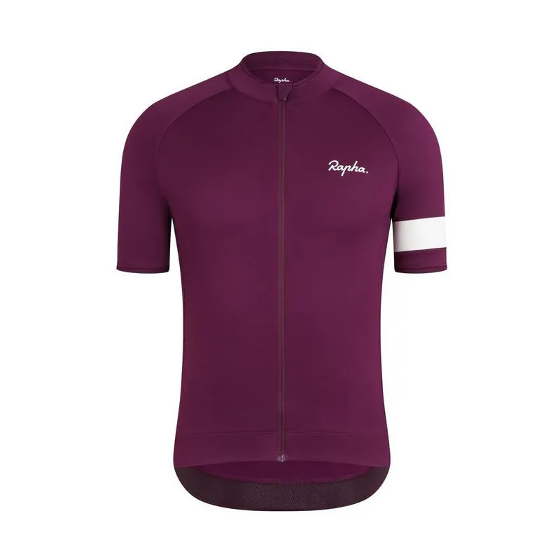 Equipo RAPHA 2021 Jersey de ciclismo para hombres Secado rápido Mangas cortas Camisas de bicicleta Verano Transpirable Road Racing Uniforme Deportes al aire libre ropa ciclismo S21040239