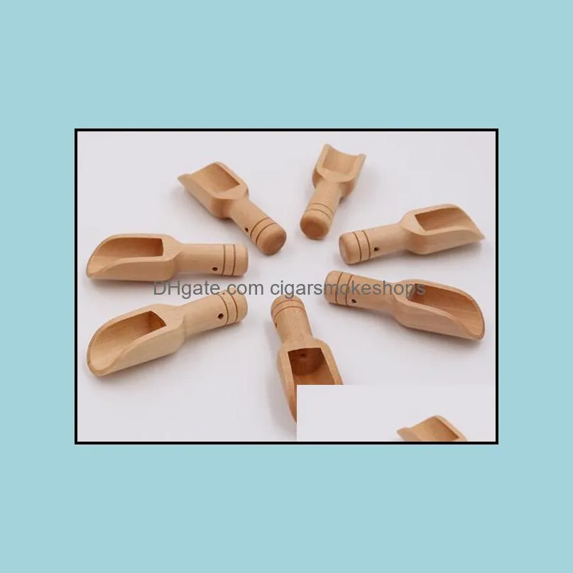 wholesale and retail Salt tea spoon tableware wooden crafts wood spoon Wooden spoon 74mm*24mm