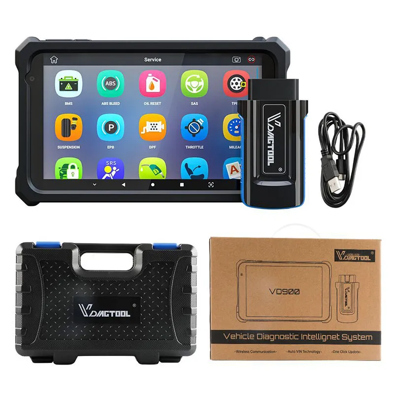 VDIAGTOOL P80 VD900 OBD Tool Full System OBD2 Automotive Scanner Professional ABS OIL EPB DPFリセットEuro Car Diagnostic Tool289y