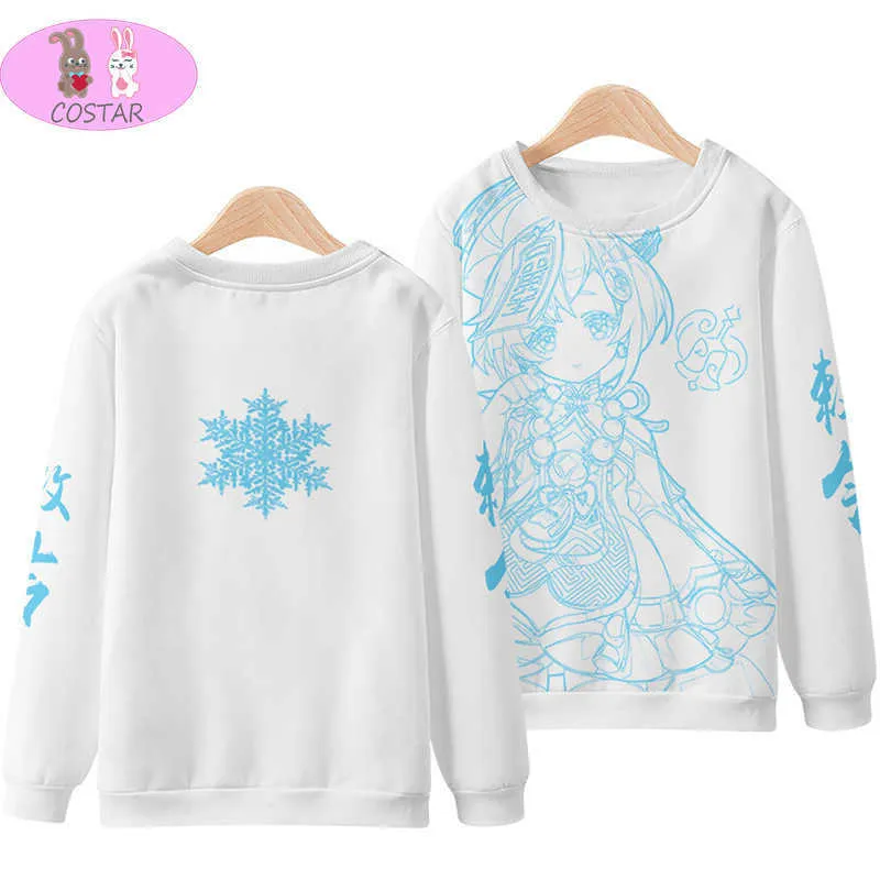 Genshin Impact Anime Hoodies: Cosplay Pullover Sweatshirt Lisa, Jean,  Venti, Mona, Qiqi, Keqing Harajuku Style Unisex Fashion