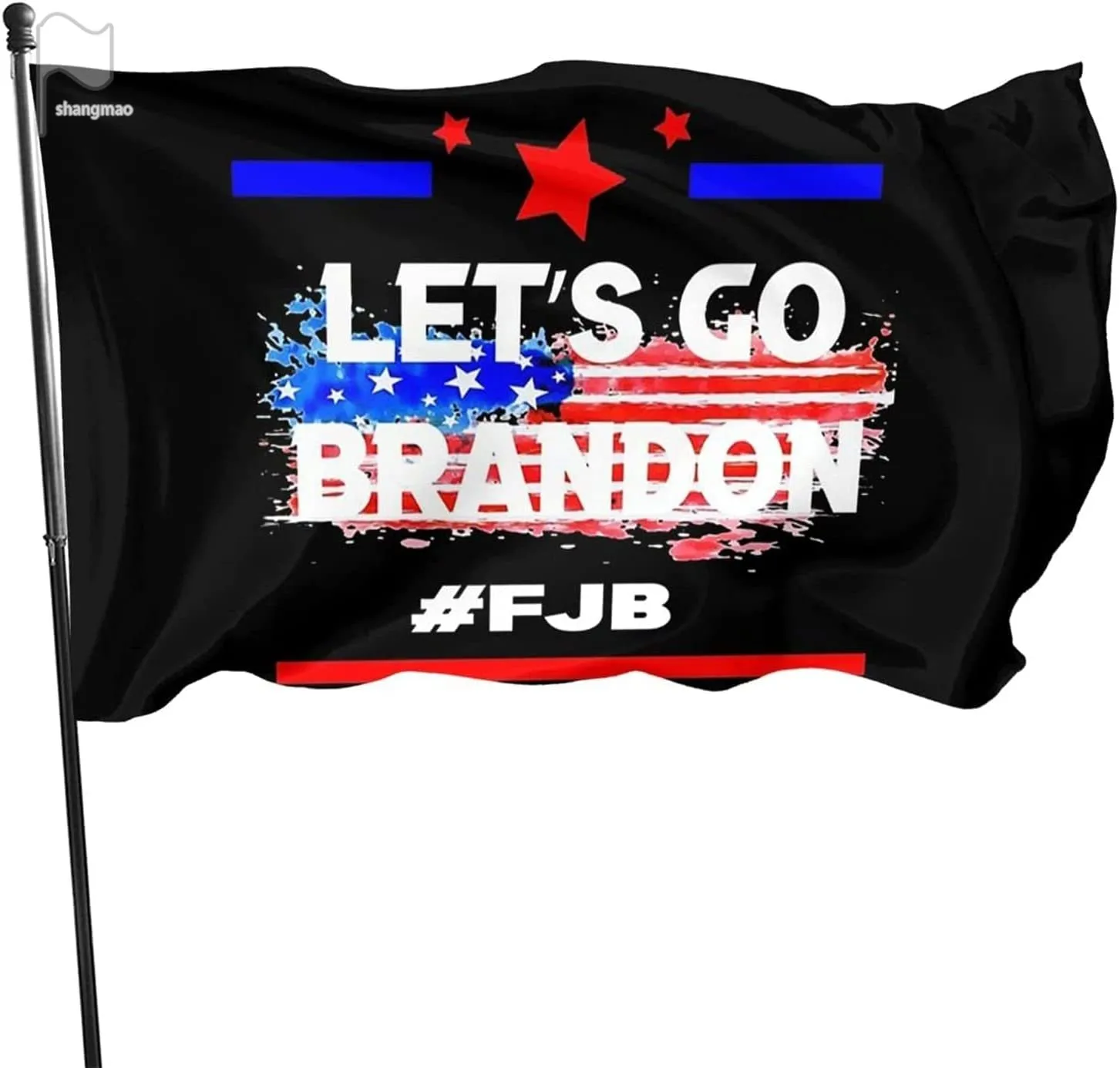 يتيح Go Brandon Banner Flag 90 * 150CM في الهواء الطلق في الأماكن المغلقة حديقة الحديقة الصغيرة - FJB واحدة مخيط البوليستر