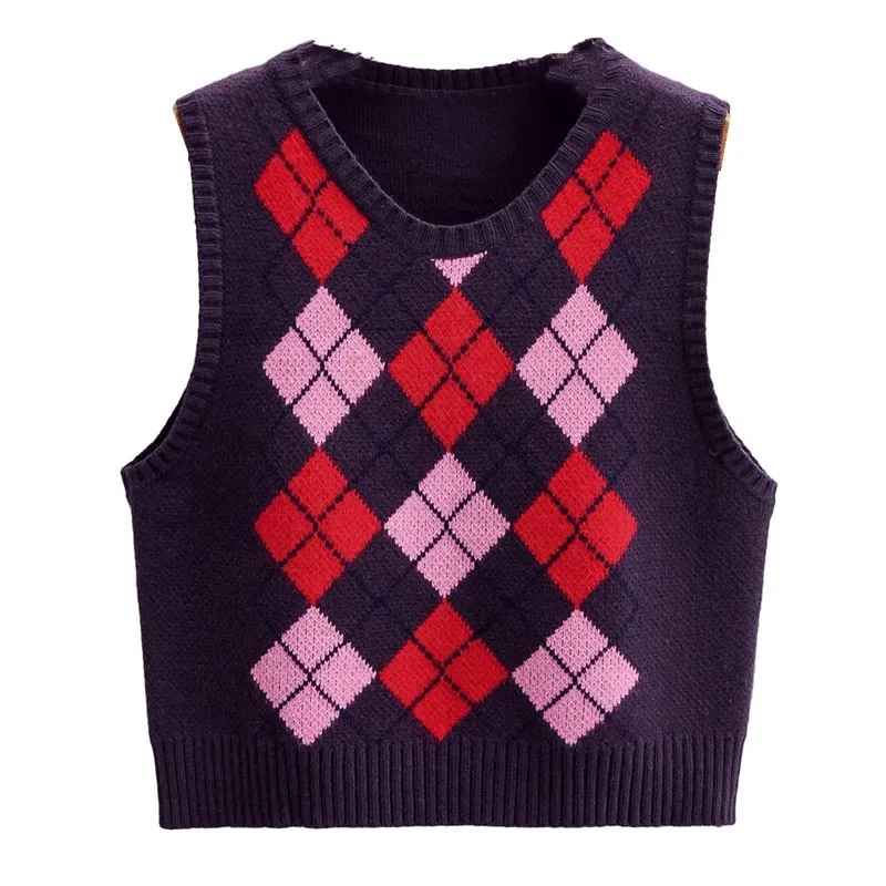 90s Archive A.P.C.　Argyle Wool Vest 90s Archive A.P.C. Argyle Wool Vest