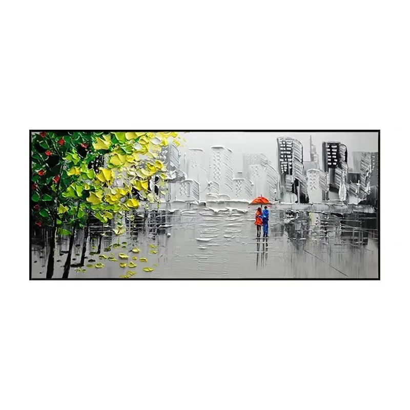 Thick Oil Contemporary Art Canvas Painting Modern Wall Picture for Home Hotel Living Room Decoration Hand Made Artworks Christmas Gifts New Years Gifts