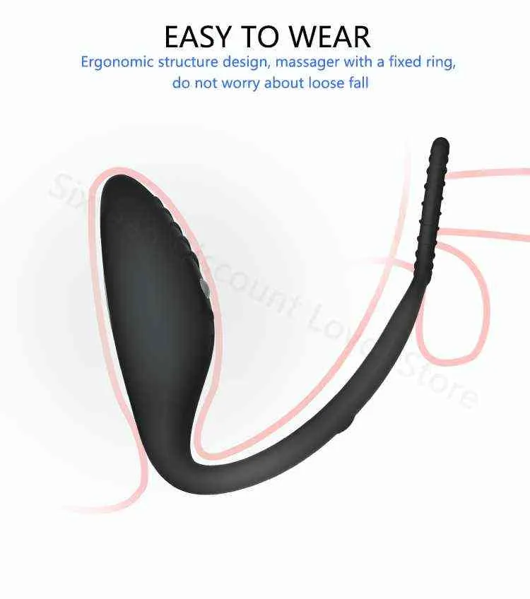 Electric Shock Prostate Massager With Wireless Remote Control_voghion.com