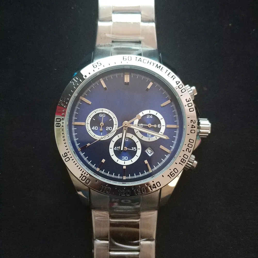 En çok satan erkek saatler patron kuvars hareketi tüm fonksiyonel küçük arama çalışma kronometre yaşam tarzı su geçirmez paslanmaz çelik kol saati montre de luxe izle