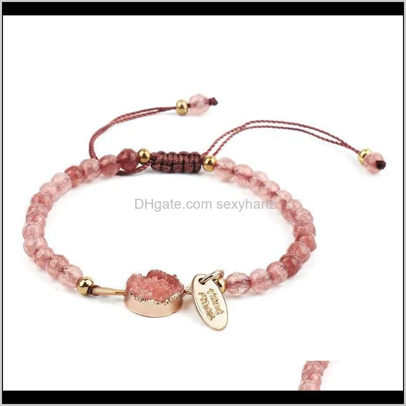 boho chakra handmade multi color natural stone beads bracelet for couples women men bracelets creative jewelry gi qyleuy