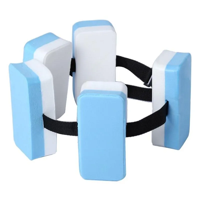 Tubes de flotteurs gonflables ceinture de taille de flotteur de natation outils d'aide à l'entraînement réglables enfants adultes débutants Sports nautiques anneau de brique de natation