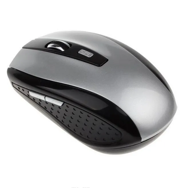 2402MHz-2480MHz USB Optical Wireless Mouse USB Receiver Mice Smart Sleep Energy-Saving for Computer Tablet PC Laptop Desktop With White Box Battery powered