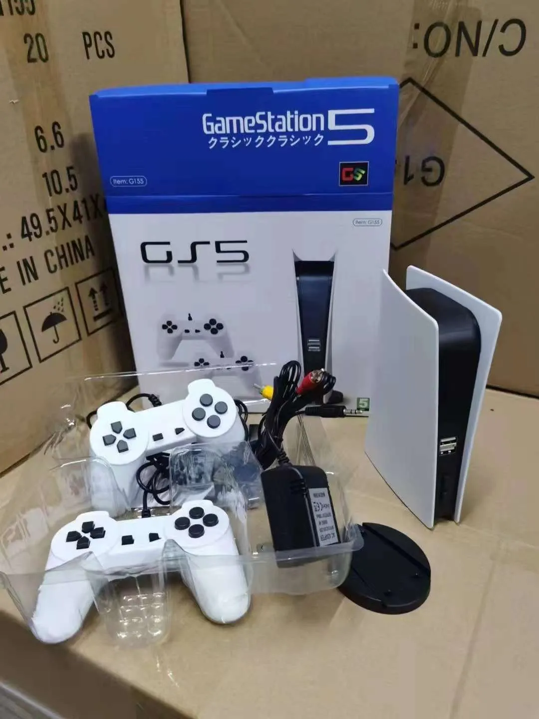 Game Station 5 USB przewodowa konsola do gier wideo z 200 klasycznymi grami 8-bitowa konsola telewizyjna GS5 Retro ręczny odtwarzacz wyjście AV