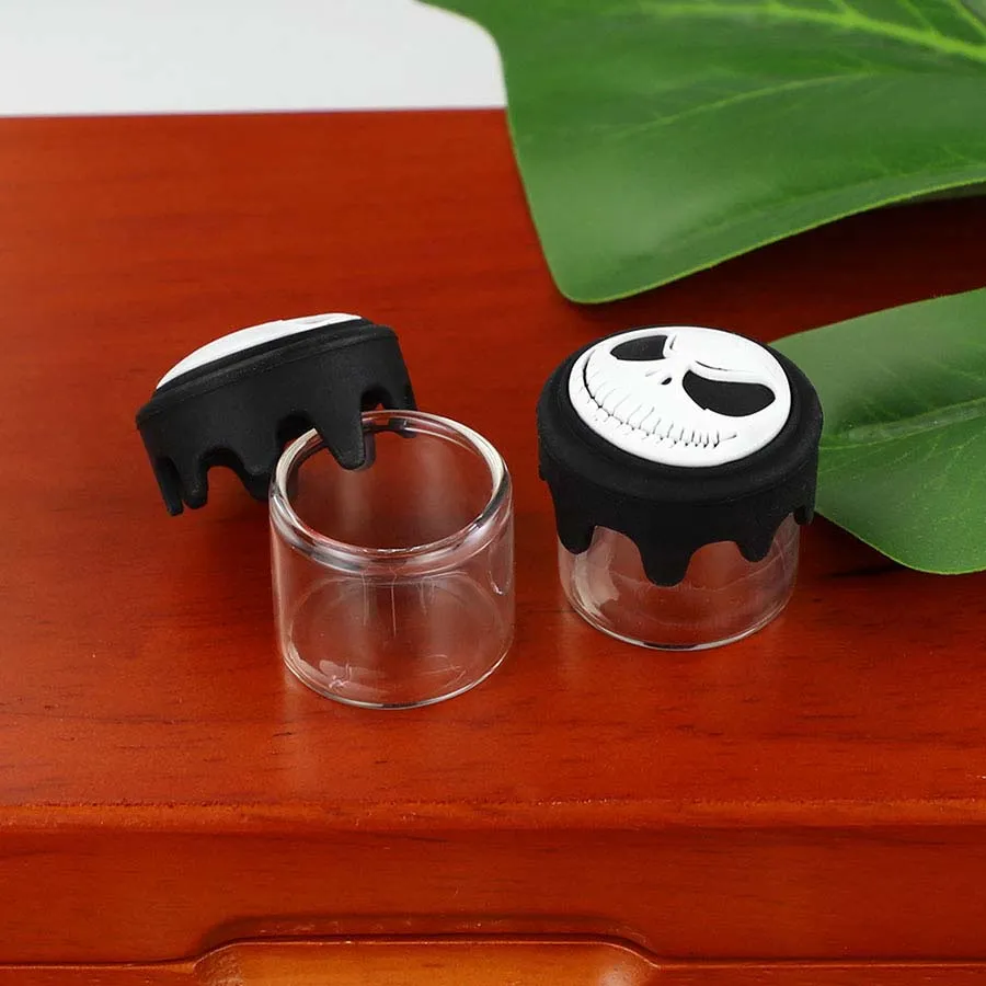Siliconen DAB Glas Container Huishoudelijke Sundries Fles Mini NonStick Jar Opbergkruiken