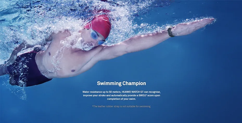 Huawei watch gt swimming pool hotsell