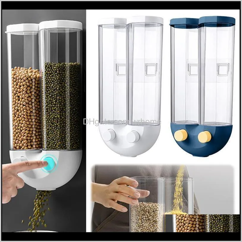 Insect-Proof Rice Container Organizer Cereal Dispenser Storage Box Tank Grain Moisture-Proof Kitchen Bottles & Jars
