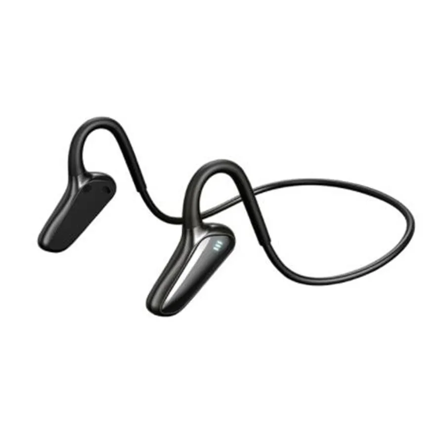 Bone Conduction Concept Earphones Bluetooth Wireless Sports Earphone Headset Stereo Handsfree med mikrofon för att springa