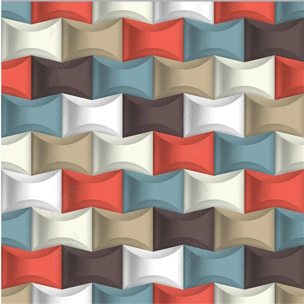 Carta da parati stereoscopica Sfondi di rilievo tridimensionale Wallpapers 3D Wall