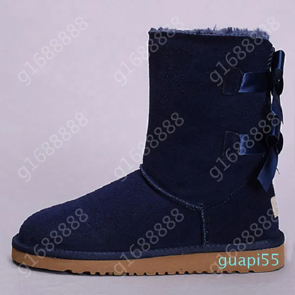 Top Snow Designer Buty Kobiety Moda Winter Australia Klasyczna Krótki Koszulki Książę Ku Nad Girl Mini Bailey Boot 2644