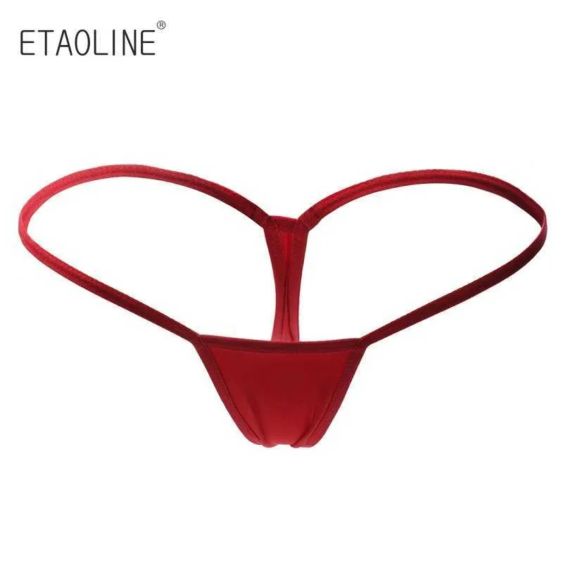 ETAOLINE Women's Low Rise Micro Back G-String Thong Panty
