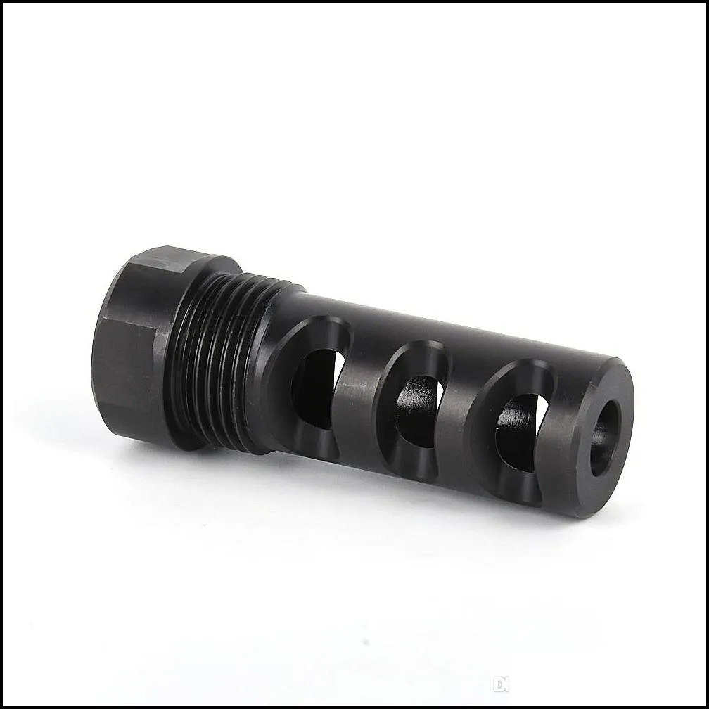.308 7.62 Muzzle Brake 5/8x24 Threads with 13/16x16 Outer Sleeve