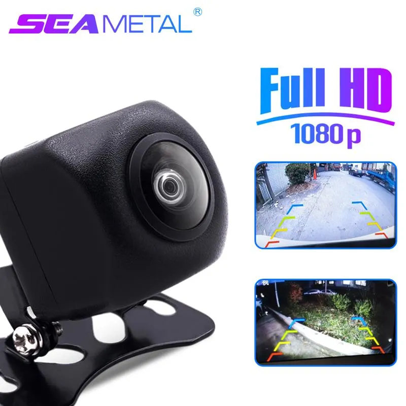 Cámaras de visión trasera para automóviles Sensores de estacionamiento Cámara universal de 4 pines 1080P HD Vehículo de respaldo Starlight Night Vision 170 grados Gran angular Assist C