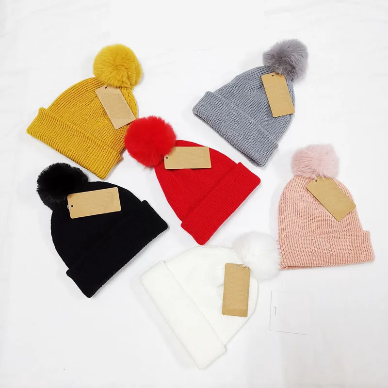 Bahar Güz Kış Çocuk Boyutu Noel Şapkalar Erkek Ve Kızlar için Spor Moda Beanies Skullies Chapeu Caps Pamuk Gorros Yün Sıcak Şapka Örme Kap Şeker 6 Renkler Yeni Yıl