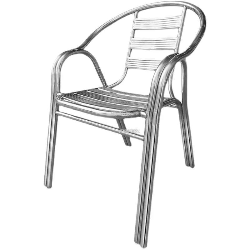 Camp Furniture Modern Stainless Steel Beach Chairs Backrest Outdoor