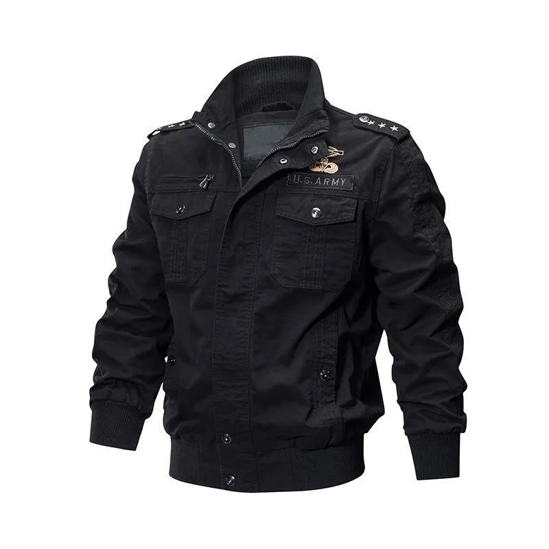 Dogfight pilot jacket black on sale