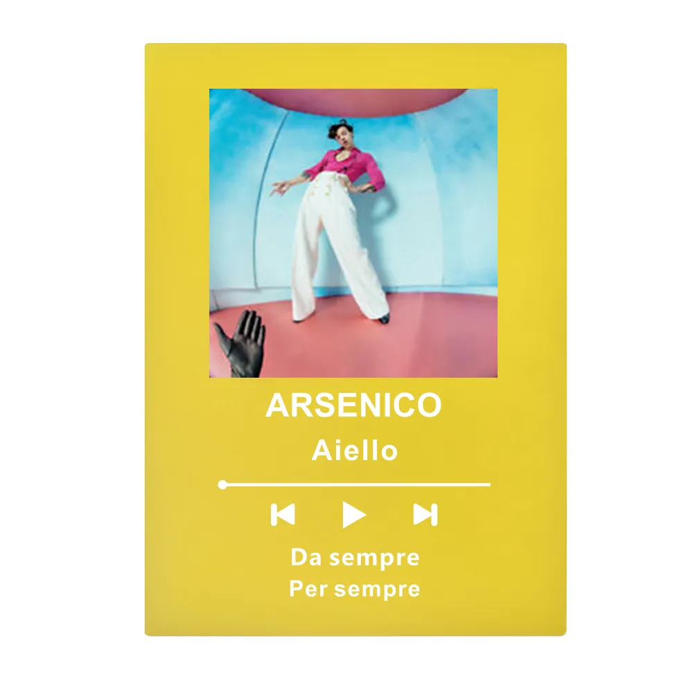 Copertina Della Canzone Codice Spotify Personalizzato Tavola