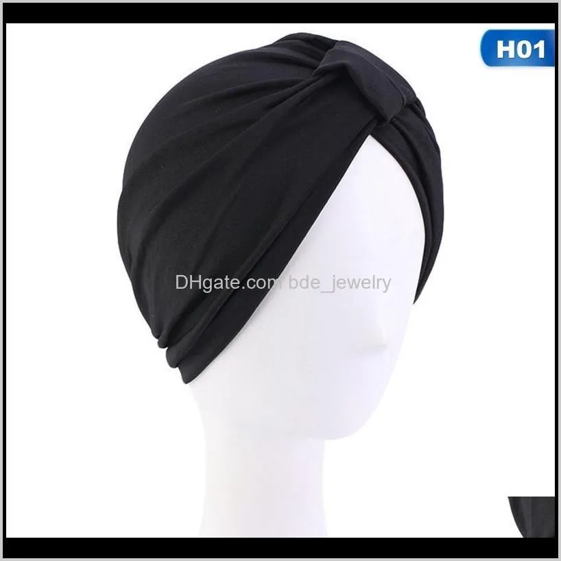 2020 new autumn/winter bottom hat tied scarf hat national style baotou