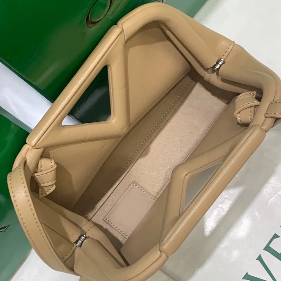 Brand Luxury Designer Female Thetriangle Bag Genuine Leather Clutch Handbag Cross ShoulderBag Case Totes Wallet free delivery