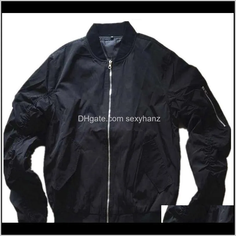 fashion style mens black bomber jacket hi-street flight jacket slim fit hip hop varsity letterman jacket for man plus size 2xl