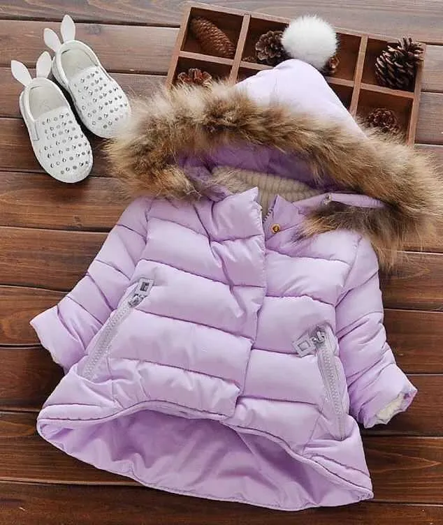 Kids Winter Coats Boys Girls Luxury Designer Thicken Cotton Padded