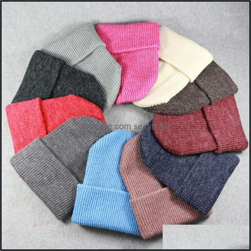 Chapéus, Lenços Luvas Aessórios Beanie / Skl Caps Inverno Chapéus para mulheres Mulheres Crochet Knit Tampão Esforavado Feminino Feminino Feminino Sólido Bonito