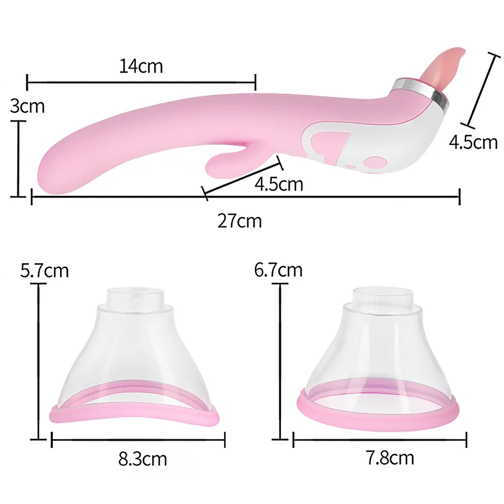 Pussy Dildo Vibrators Adult Sex Toys For Vagina Nipple Sucker Licking Clit Stimulation Heating Vibrators for Women Intimate Good (3)