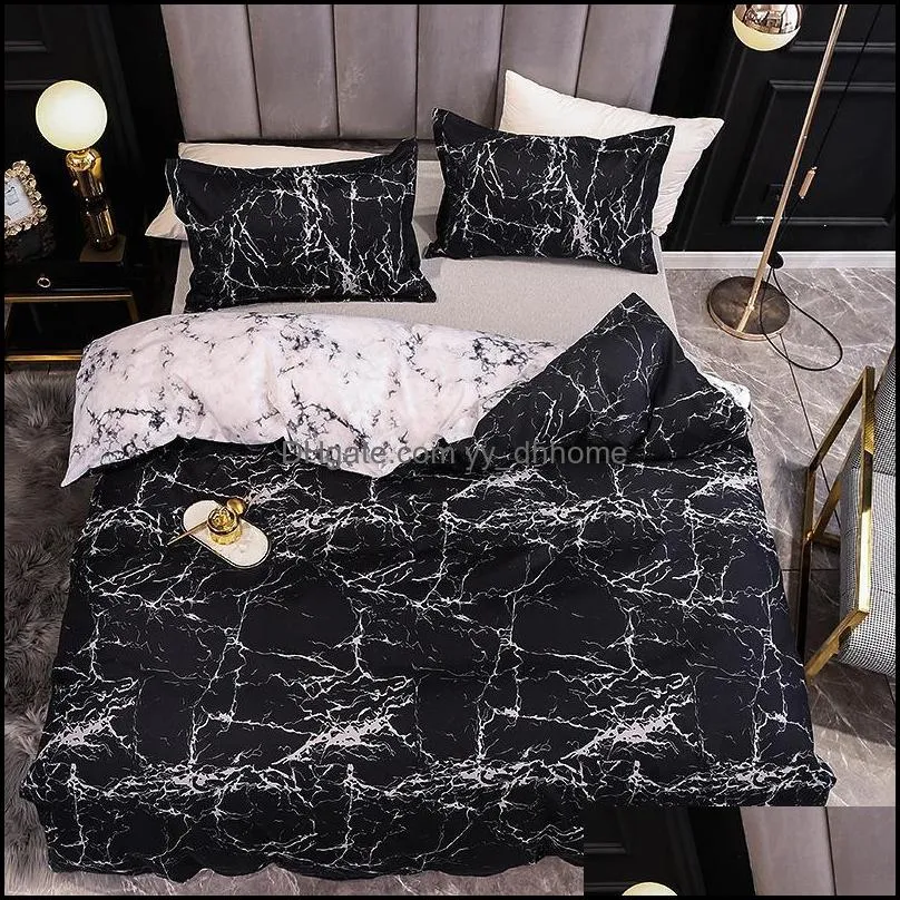 Bedding Sets Luxury Black Feather Set Soft Comforter Duvet Cover Bedspreads For Bed Linen Single Queen Quilt With Pillowcase