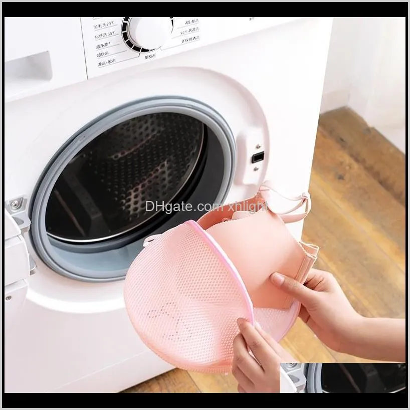 fine net laundry bag machine wash special purpose pocket thickened clothing string zipper bags underwear 3 5rl n2